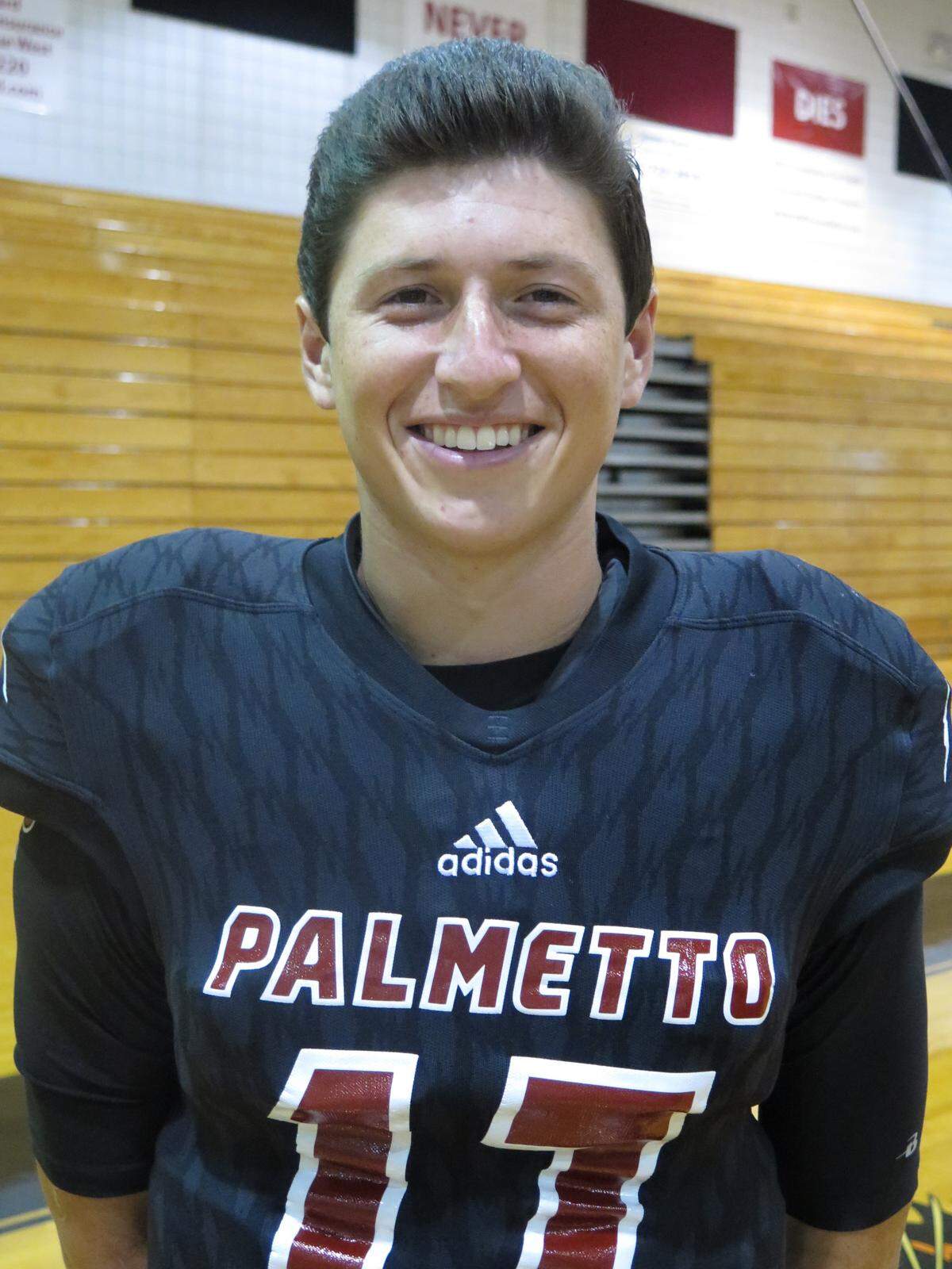 Palmetto quarterback Anthony Marino