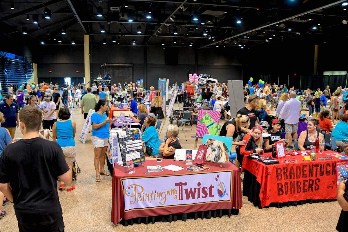 Meet more than 100 adoptable pets and shop more than 50 vendors at Manatee County’s fifth annual Adopt-A-Palooza this Saturday at the Bradenton Area Convention Center.