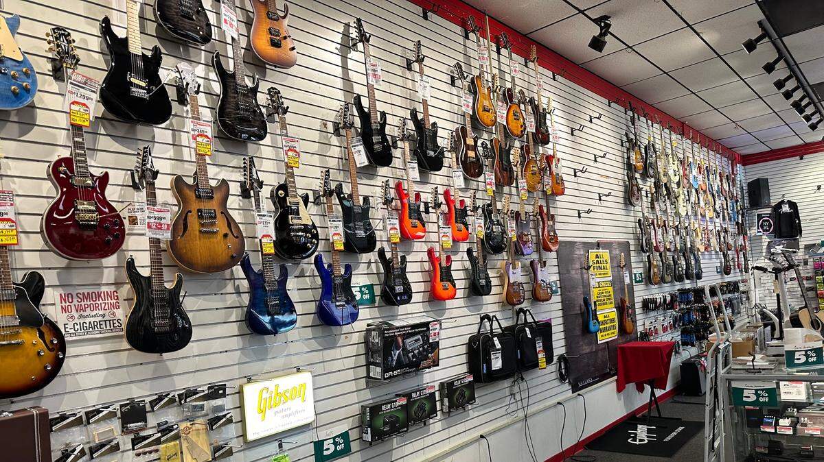 Sam Ash Music at 7606 N. Tamiami Trail, Sarasota, shown 5/6/2024, has started its store closing sale. The company with more than 40 stores coast-to-coast has announced it will be closing all of its locations.
