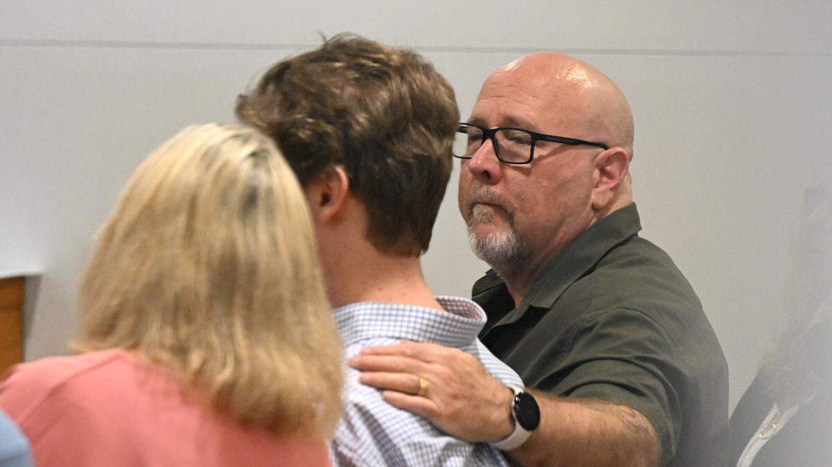 Brennon Cooper Brown, 25, appears in court during his sentencing hearing Wednesday at the Manatee County Judicial Center in Bradenton. He was sentenced to more than five years in prison for sexually abusing a 14-year-old student, according to court records.