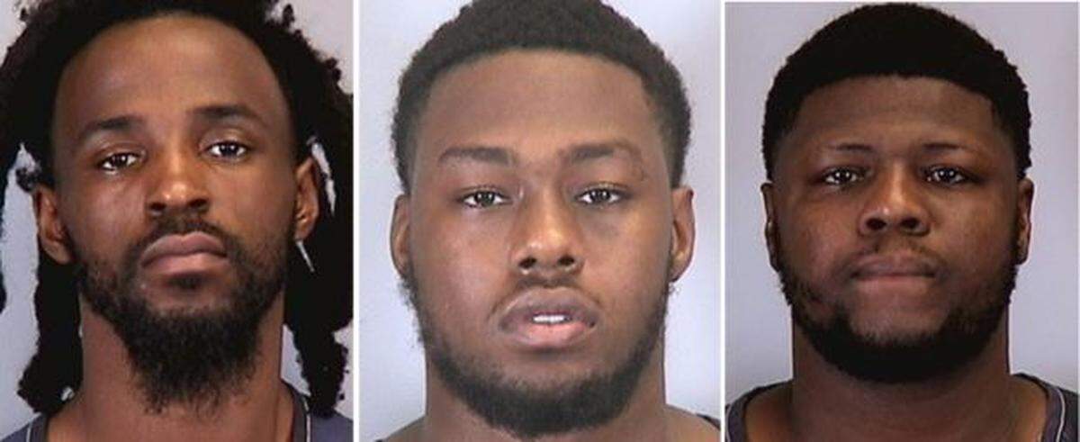 Kadarius Smith, 22,  Dorian Gilmer, 23, and Tarvin Martin, 27, were arrested on drug-related charges Thursday.