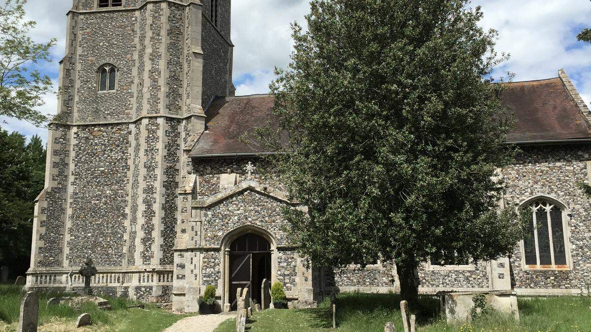 The ancient All Saints Church is located "in a lovely little valley rich with noble old trees," wrote John Appleby in "Suffolk Summer." The same description fits today.