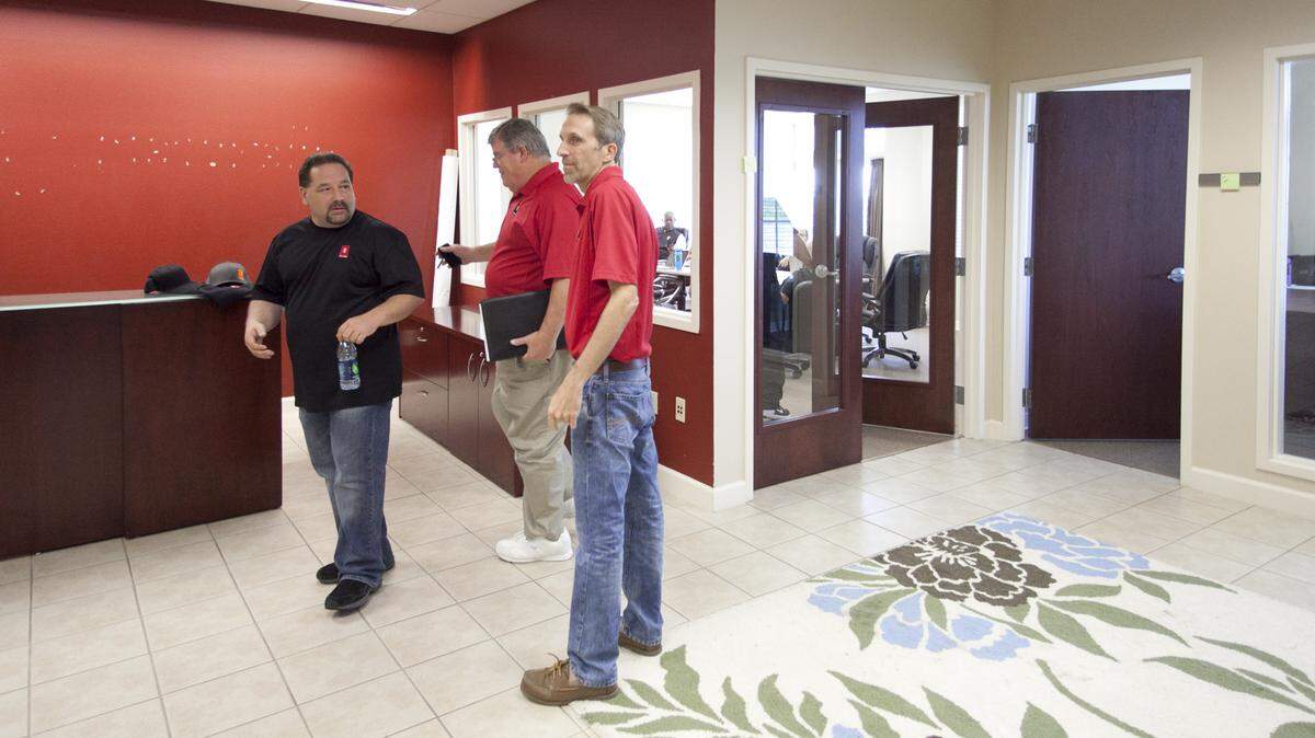 Still fairly empty, last summer, MLFB's Lakewood Ranch offices were expepected to fill with up to 50 employees as the start of league play approached. MATT M. JOHNSON/Herald file photo