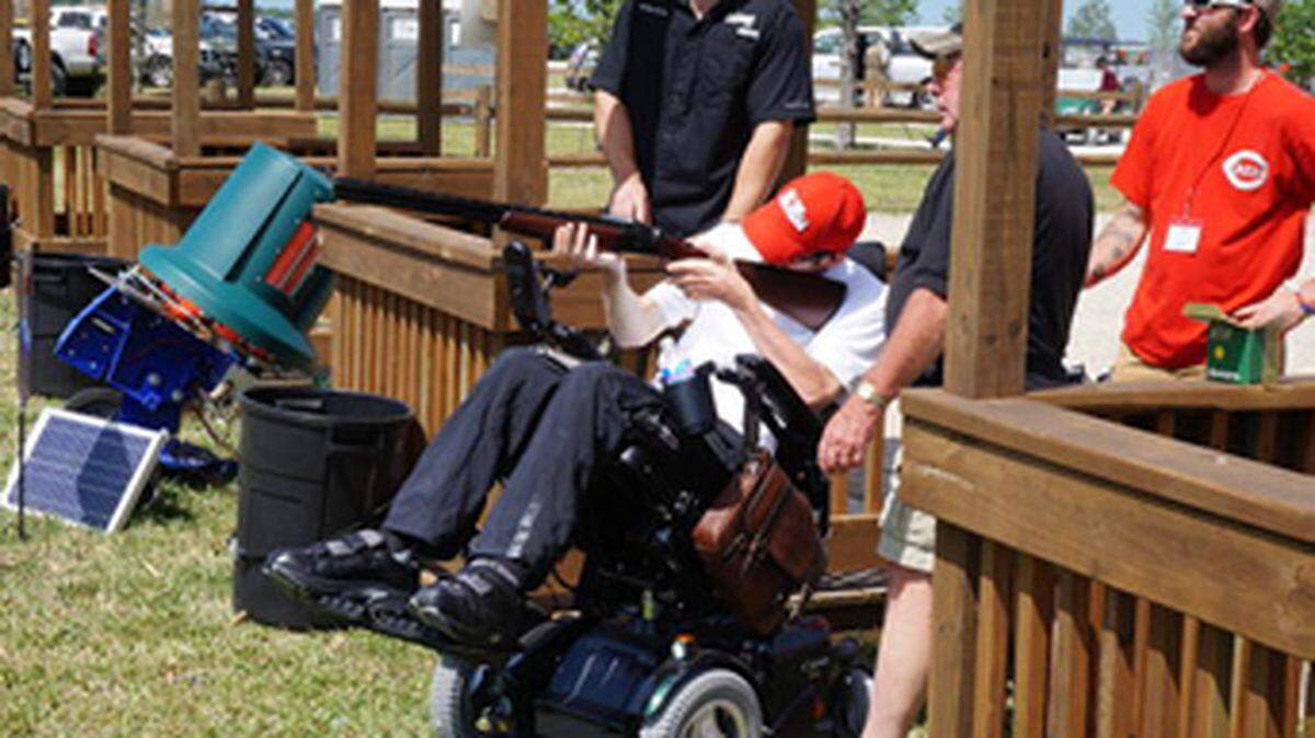 Wounded warriors were among those taking part in previous Florida fun shoots at Ancient Oak Gun Club.PROVIDED PHOTO