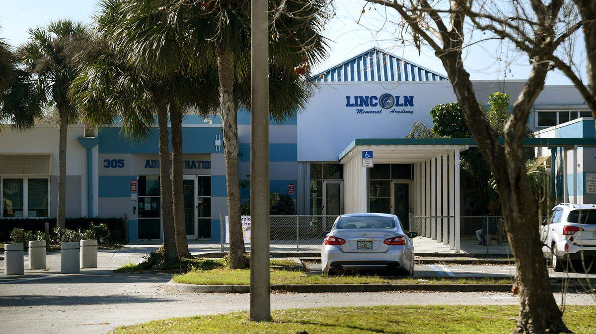 02/26/21--Lincoln Memorial Academy in Palmetto; the School Board of Manatee County will rename the former charter school in Palmetto during Tuesday’s meeting.