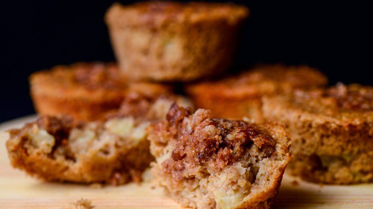 Whole-grain apple crumb muffins. WASHINGTON POST