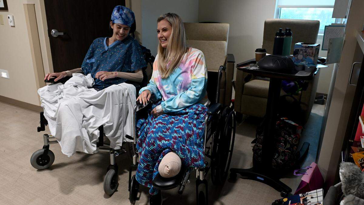 Alexis Gould, 18, survived what some called an ‘unsurvivable’ car accident and is facing a long road to recovery as a double amputee. While undergoing treatment at Blake Hospital, Gould found a mentor and friend in Rebekah Gregory, an amputee and survivor of the 2013 Boston Marathon bombing.