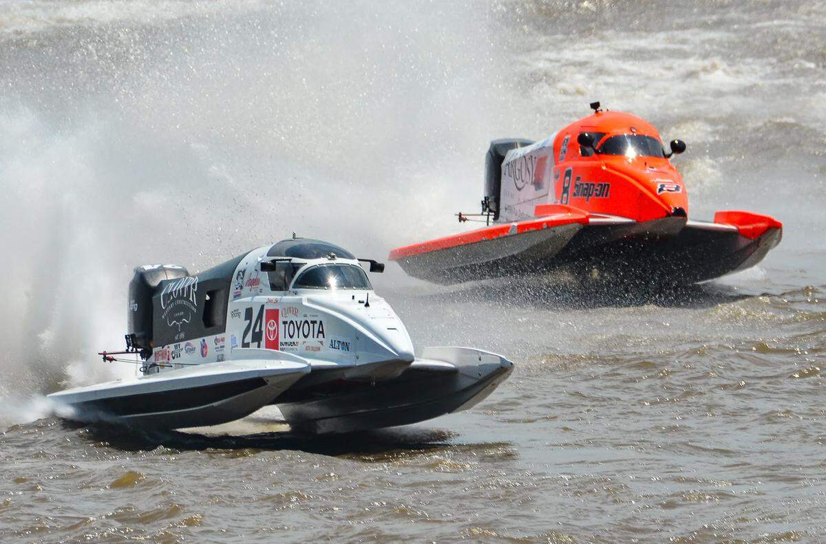 Formula One boats will race in the Bradenton Area River Regatta on Feb. 20 and Feb. 21. 