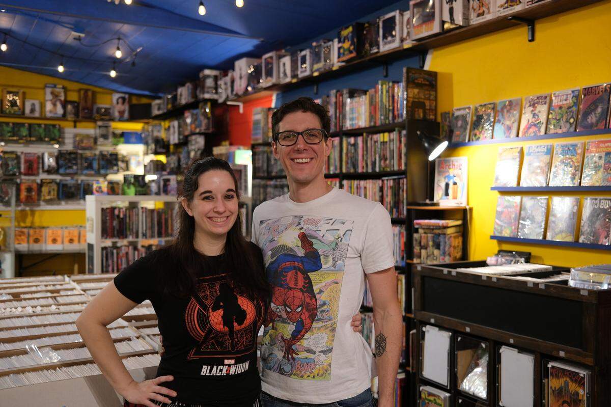 Founders of Bat City Comic Professionals Shannon and Matt Live recently moved the comic book shop and educational nonprofit from Austin, Texas to Bradenton, Florida.