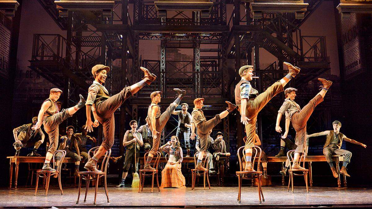"Newsies" is knows for its high-energy dance numbers. ©Disney