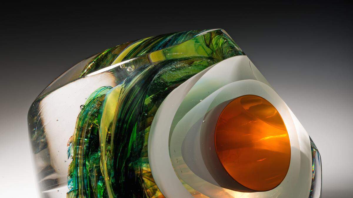 "Slices of Life: an all glass exhibition curated by Duncan McClellan," is on display March 4-April 23 at the Florida Craft Art Gallery, 501 Central Ave., St. Petersburg. An opening reception is 5:30-8:30 p.m. March 4. Above: "Veiled Oraganism" by McClellan. 
 PROVIDED PHOTO