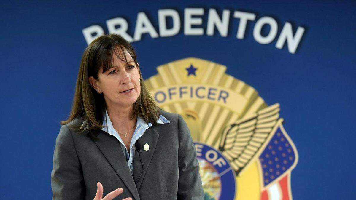 Bradenton Police Chief Melanie Bevan in a file photo.