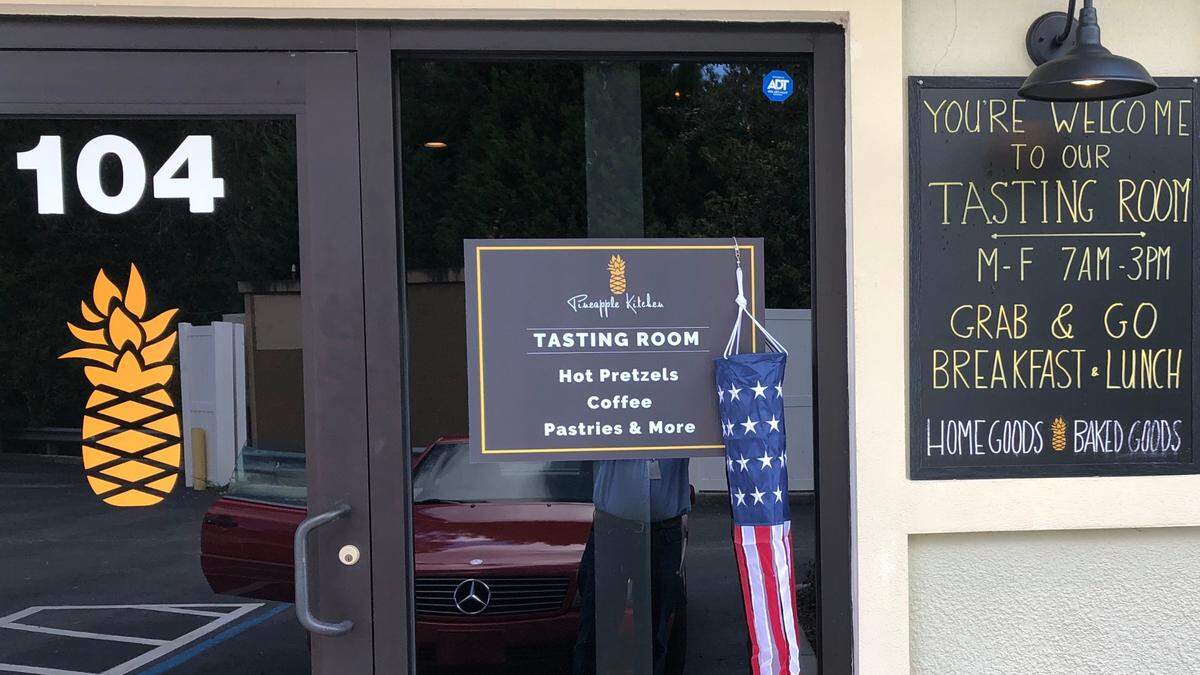 Three weeks ago, Jenny and Mike Schenk opened Tasting Room at Pineapple Kitchen, offering grab and go breakfast sandwiches and pastries. The business is located in Unit 104, 4914 Lena Road, East Manatee.