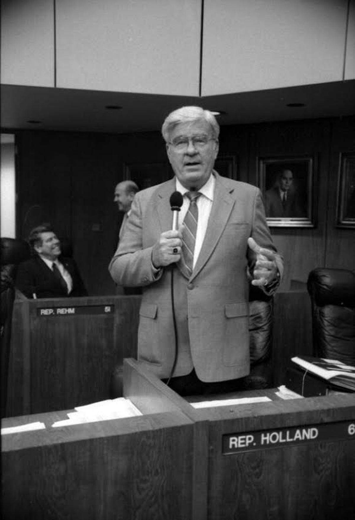 Toby Holland is shown during his tenure as a member of the Florida House of Representatives.