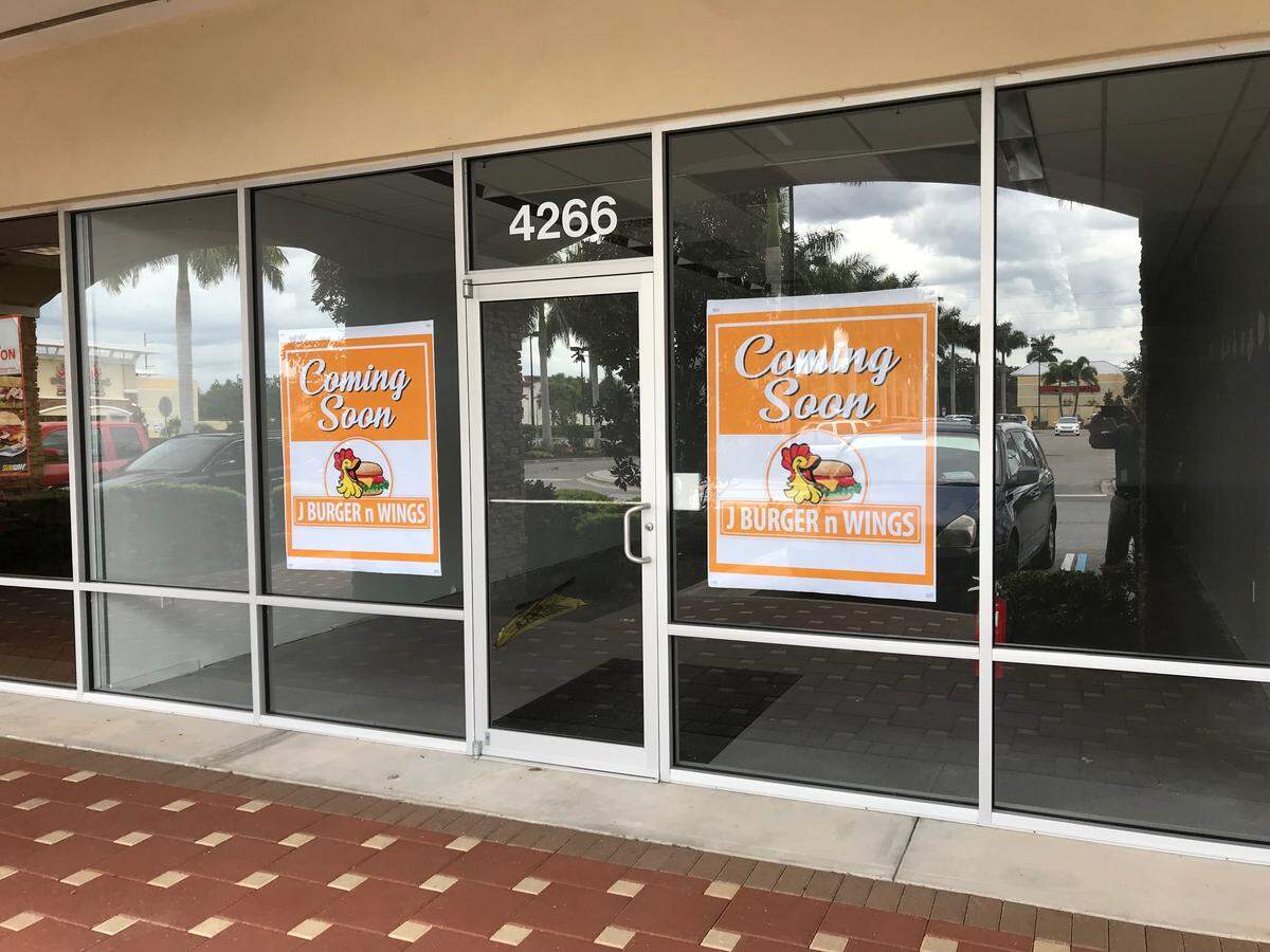 J Burger n Wings is proposed for 4266 53rd Ave. E., in a shopping center anchored by Publix at the southwest corner of State Road 70 and Lockwood Ridge Road.