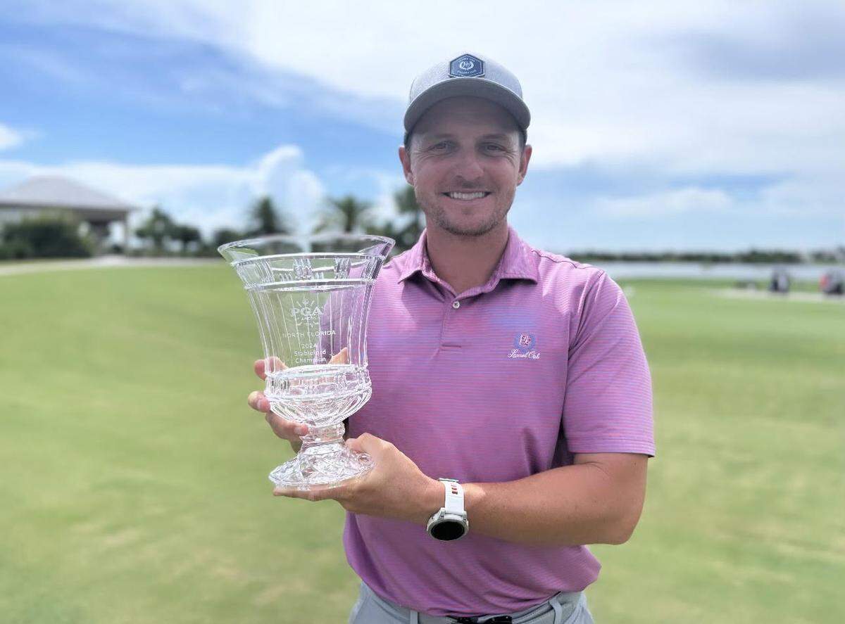 Lakewood Ranch resident Kyle Rodes, 29, carded a course-record 59 on Tuesday, July 16, 2024 at the Esplanade at Azario Lakewood Ranch golf course. He also won the 2024 North Florida PGA Stableford Championship.