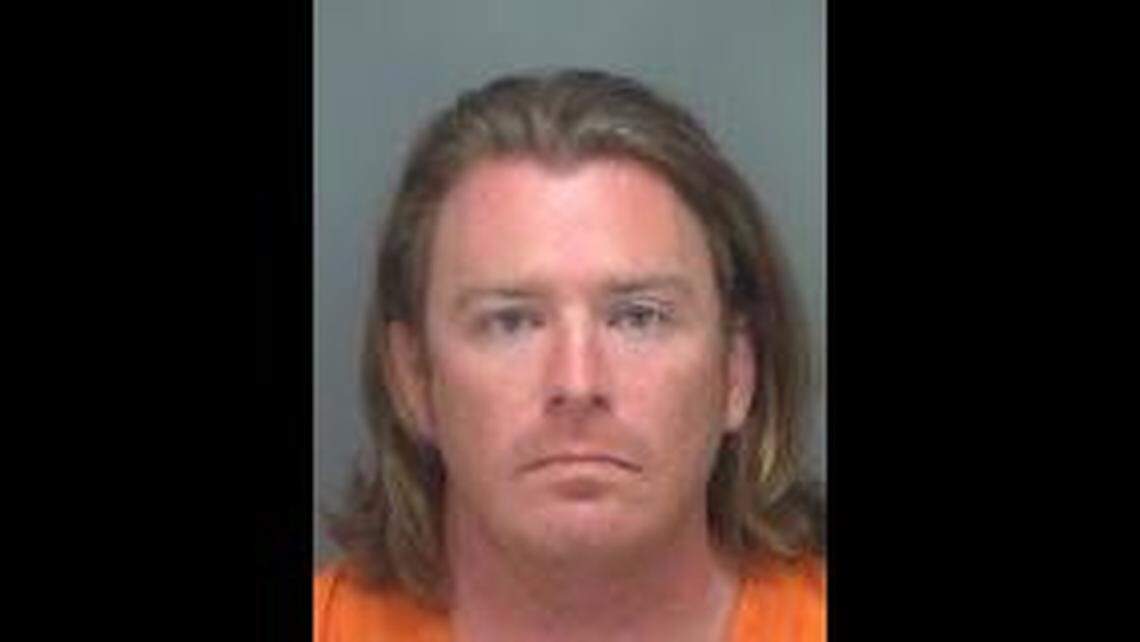 Adam Christian Johnson was booked into the Pinellas County jail late Friday.
