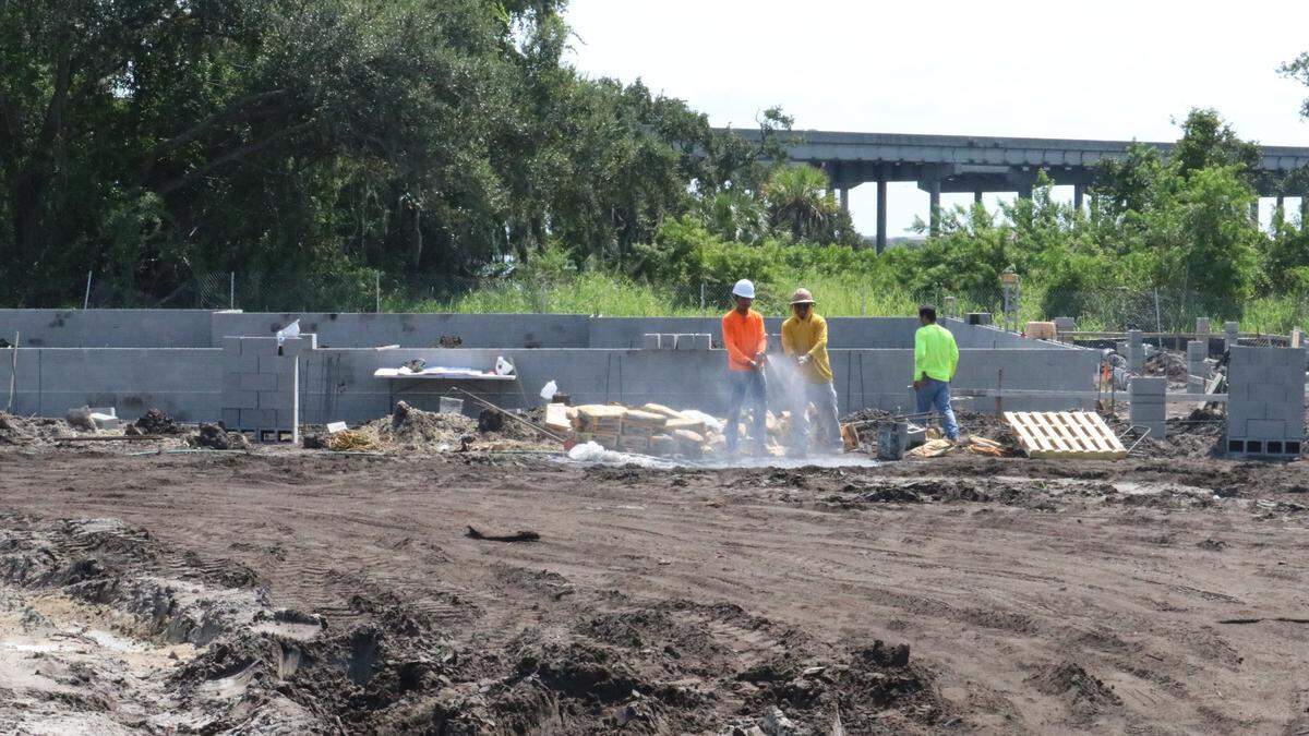The walls are already going up for the Whiskey Joe’s Bar and Grill at 5313 19th St. E., Ellenton. A January opening is planned.