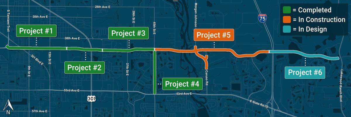 Manatee County Public Works is hosting a ribbon-cutting 8 a.m. Monday, Aug. 7, to commemorate the official opening of the 44th Avenue Extension Bridge over the Braden River.