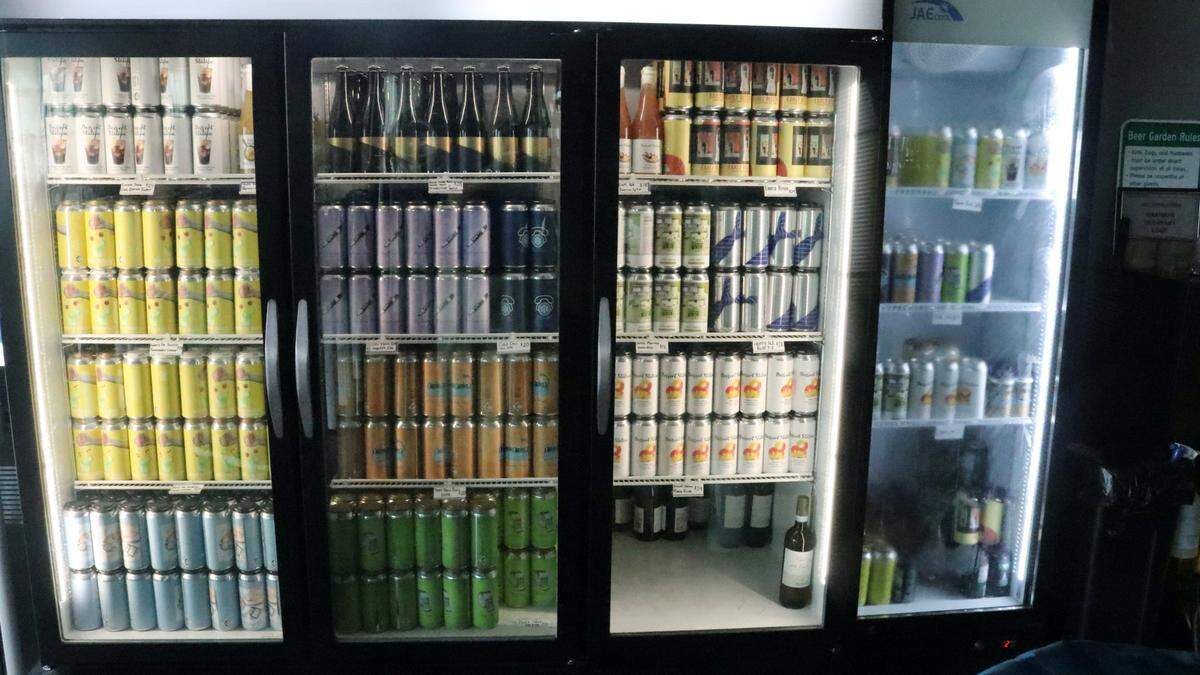 At this time, Corporate Ladder’s beer can only be purchased in its taproom or select releases via the OZNR app for pick up.