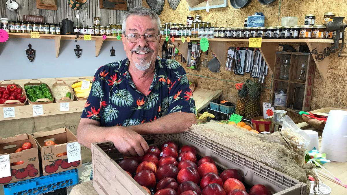 Tim Thompson has opened a one-of-a-kind, one-of-each produce business in a shopping center at 11904 Cortez Road W. Thompson’s Produce of Cortez is located between Tyler’s Ice Cream and The Beach Shop.