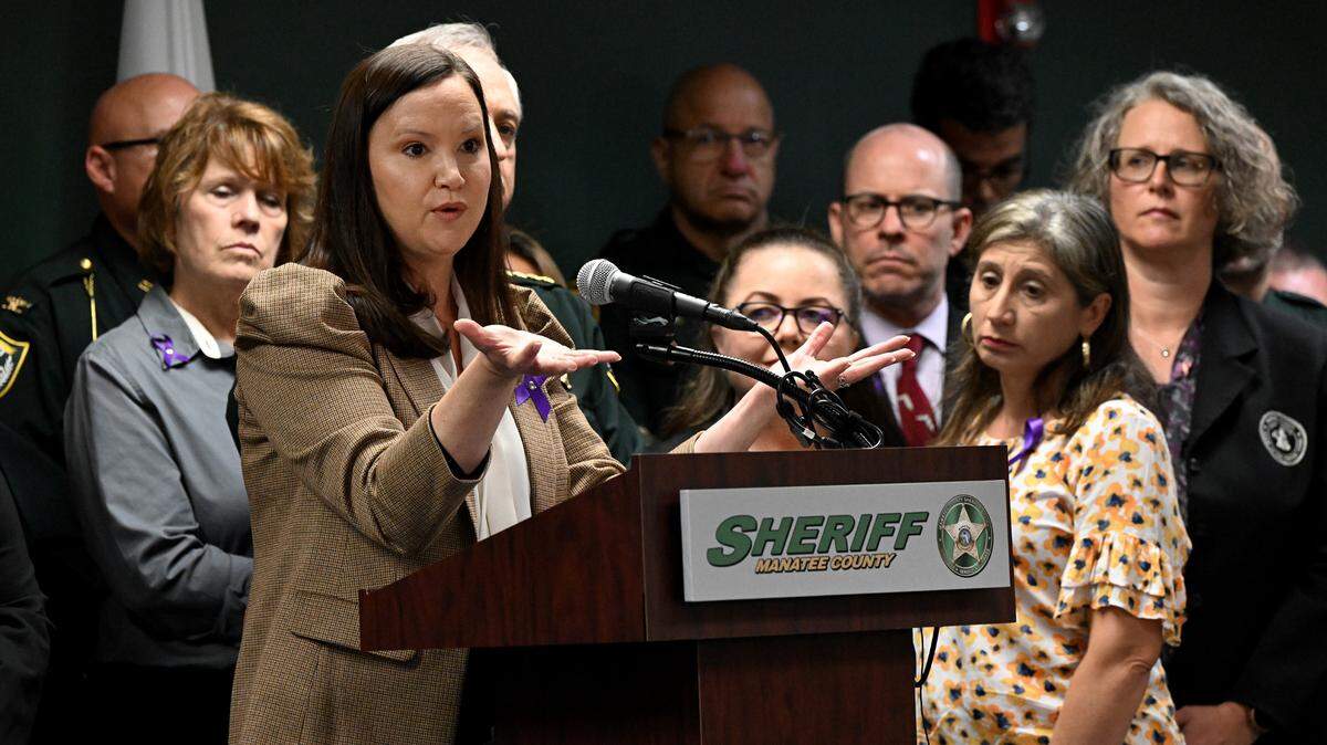 La procuradora general de la Florida, Ashley Moody, el 12 de octubre de 2023.