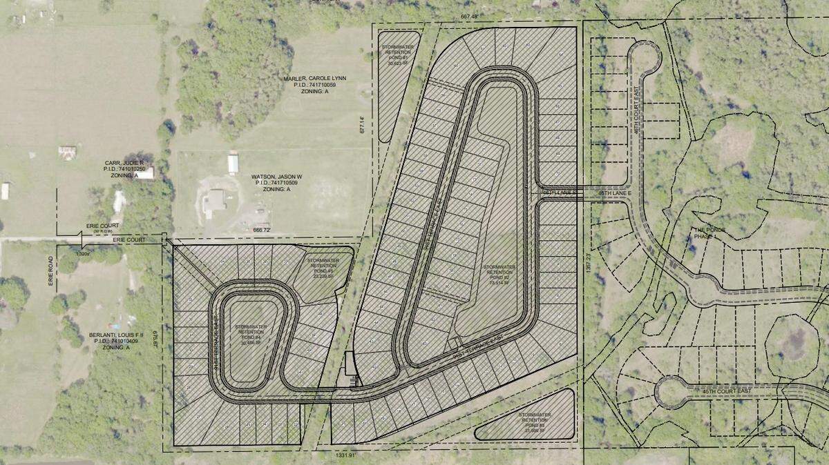 The Grove at Grand Oak Preserve is a proposed 83-home development in Parrish.