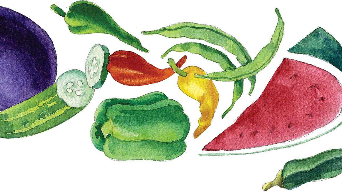 Veggies are a healthy component of one's diet. MCT