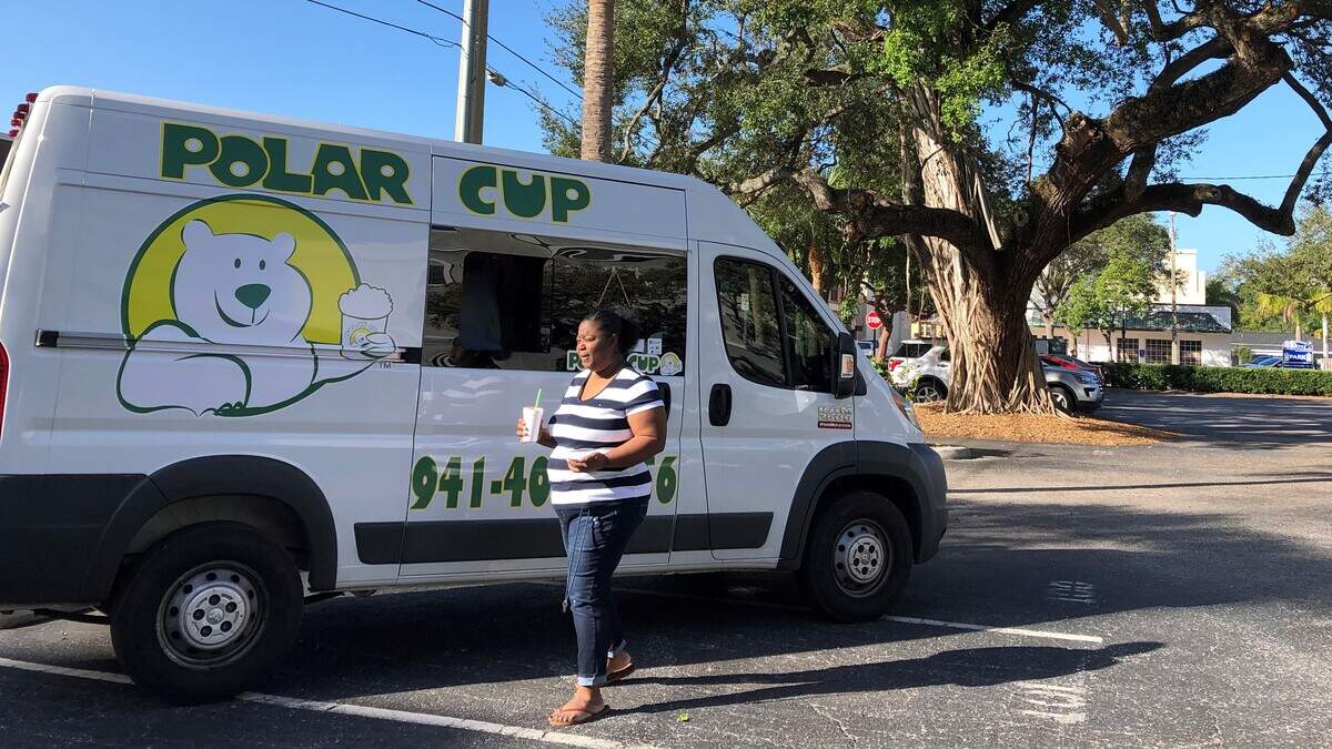 The Polar Cup, an icy treat in the Bradenton area in the 1980s and 1990s, has made a return to Manatee County with a van reminiscent of those in the old days.