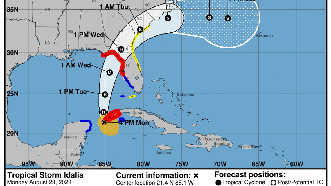 Live updates: Manatee orders evacuation as Tropical Storm Idalia approaches Bradenton
