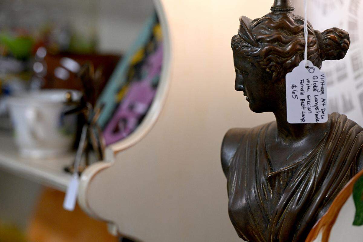 Clothing, collectibles, books, VHS tapes and more at the Vintage Collective in Palmetto on Tuesday, May 21, 2024.