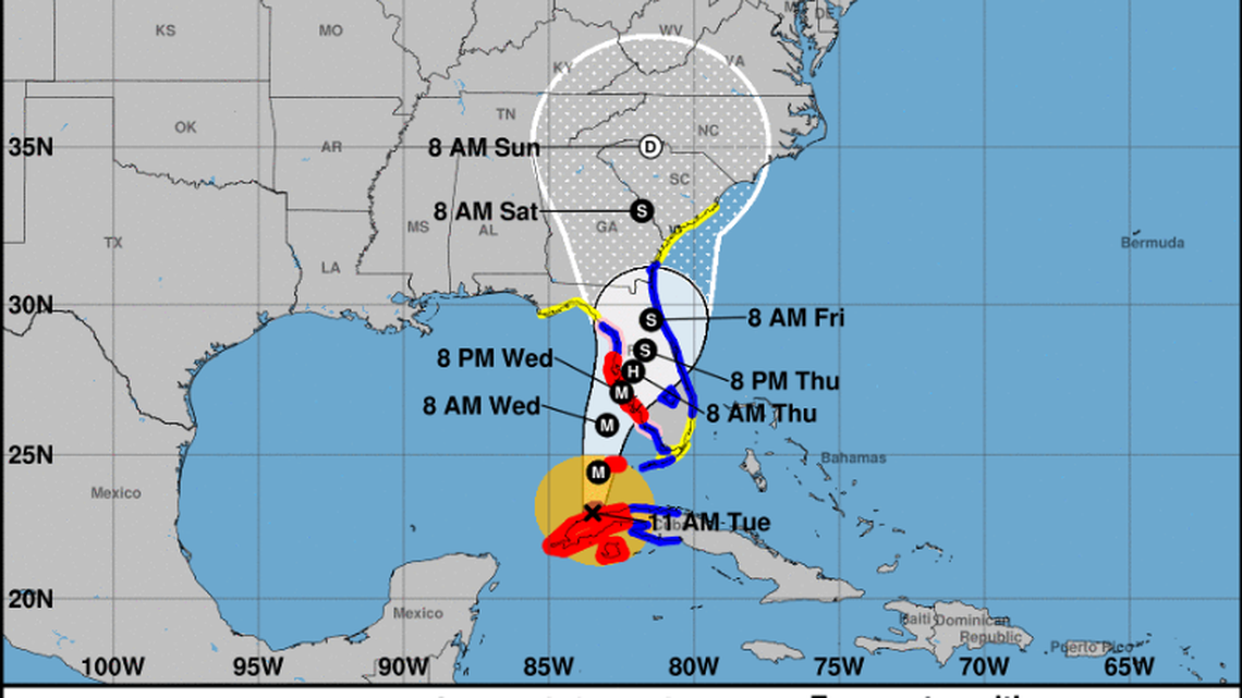 Hurricane Ian’s forecast track centers on Manatee. That means powerful wind, storm surge