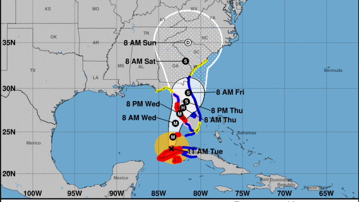 Hurricane Ian’s forecast track centers on Manatee. That means powerful wind, storm surge
