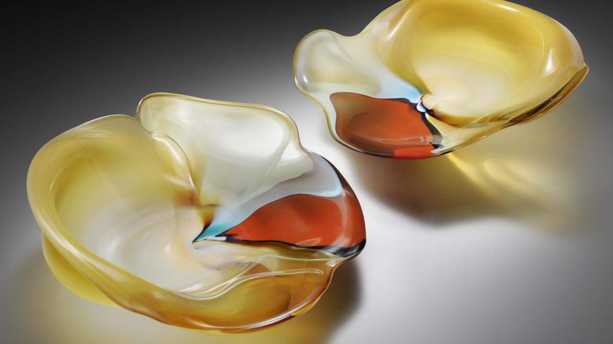 The fourth annual Sarasota Winter Fine Art Festival will be 10 a.m.-5 p.m. Jan. 16-17 in downtown Sarasota, featuring multiple local, regional and national artisans. Above: Hand-blown glass by Paul Wilsea. 
 PHOTO PROVIDED