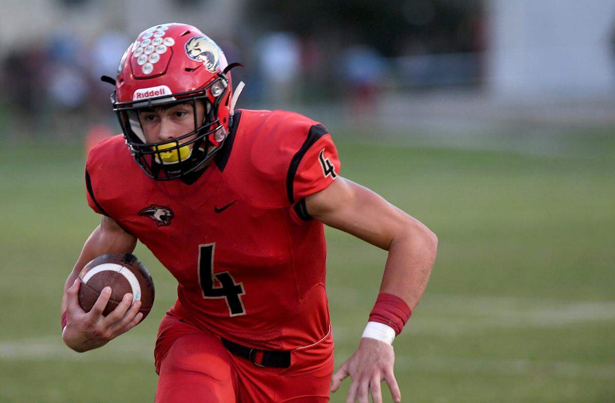Sam Koscho and the Cardinal Mooney Cougars welcome the Clearwater Central Catholic Marauders in a Class 3A-Region 3 battle of unbeatens.