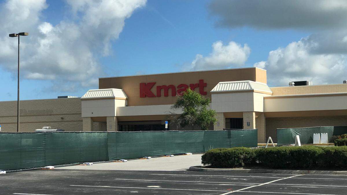 At Home, a home decor superstore, has applied for a permit to replace this Kmart sign in Ellenton with one of its own. The new store would be located in the North River Village shopping center at 6126 U.S. 301, across the street from Ellenton Premium Outlets.