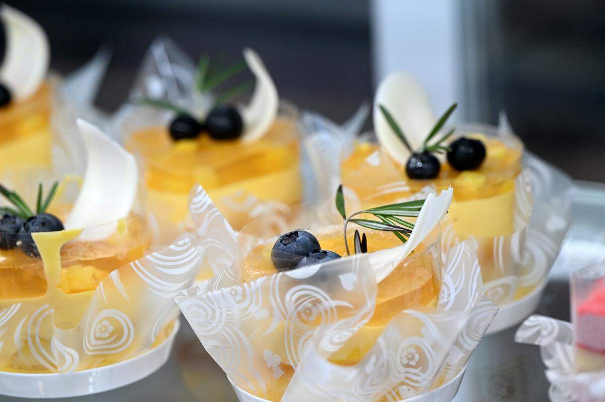 Lemon blueberry treats at Sweet Hut Bakery at 419 Cortez Road West on June 11, 2025.