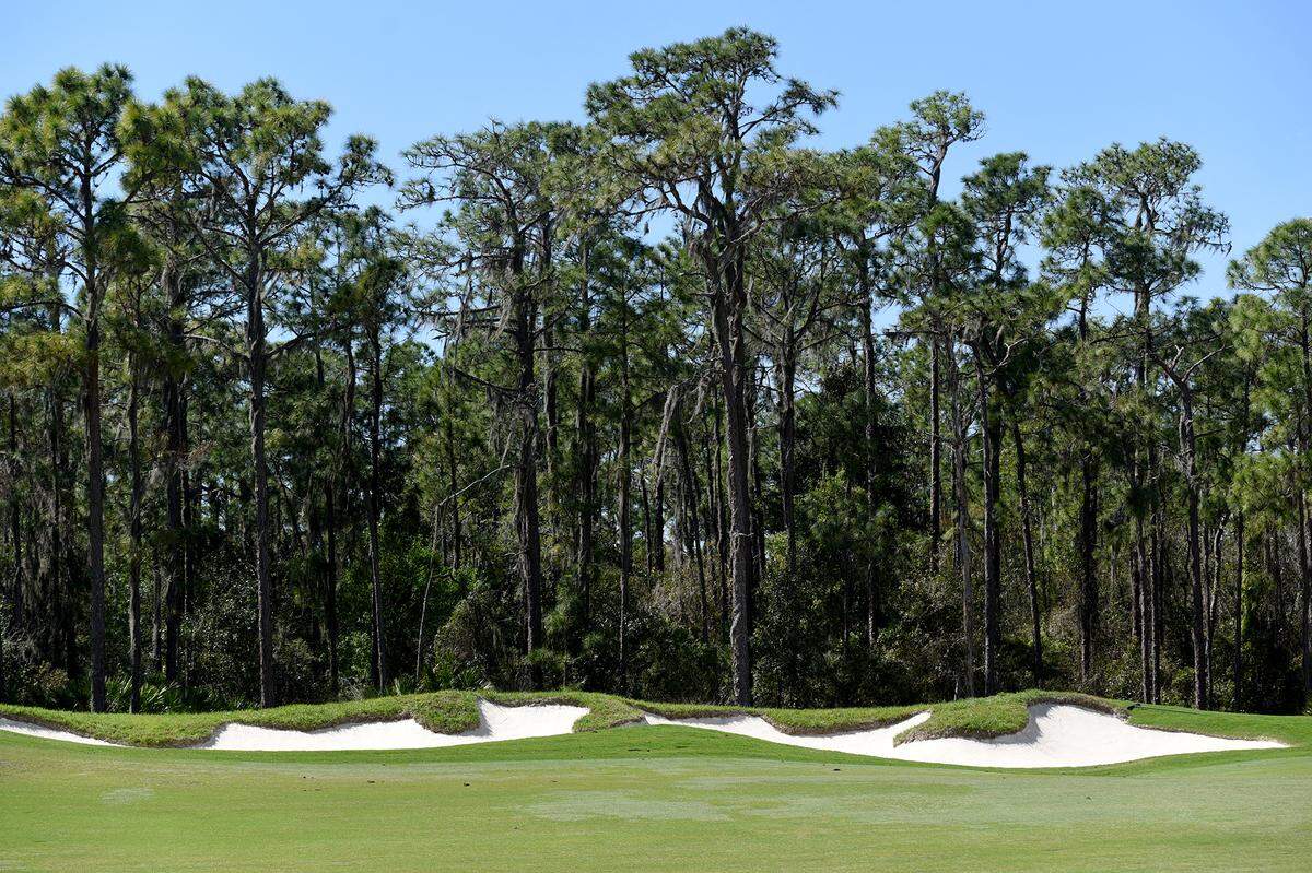 The 1st hole at The World Golf Championships, Workday Championship at The Concession in Bradenton, Fla.