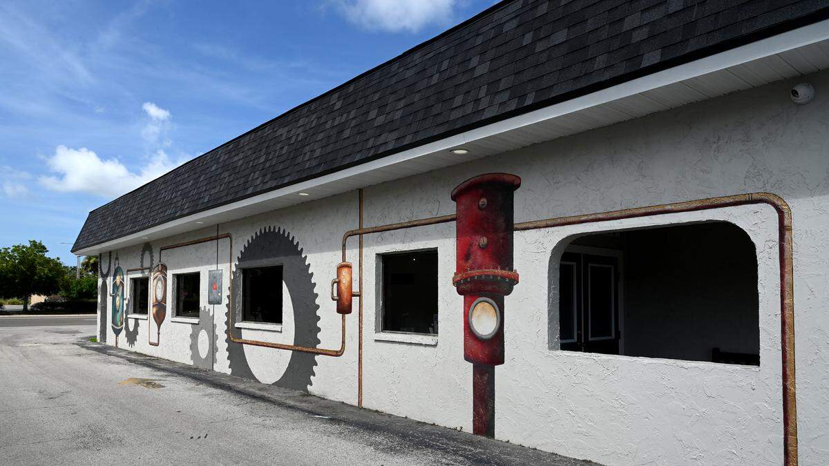 The exterior of the newly reopened Boiler Room at 5600 Manatee Ave West in Bradenton on July 8, 2025.