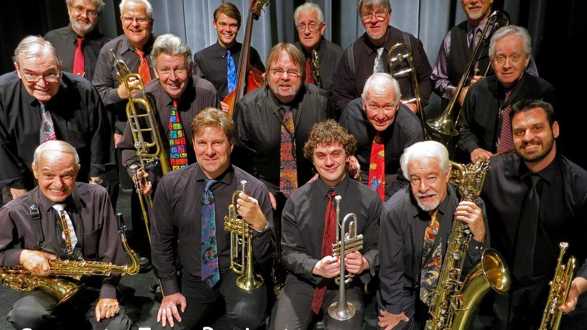 The concert features the Sarasota Jazz Project, a 17-piece big band under the direction of co-founder and tenor sax player George McLain. PROVIDED PHOTO