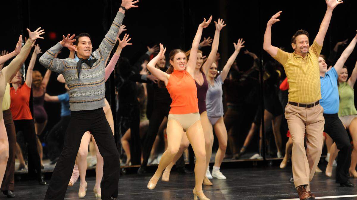 A scene from the Manatee Players production of "A Chorus Line" at the Manatee Performing Arts Center. 
 GRANT JEFFERIES/Bradenton Herald