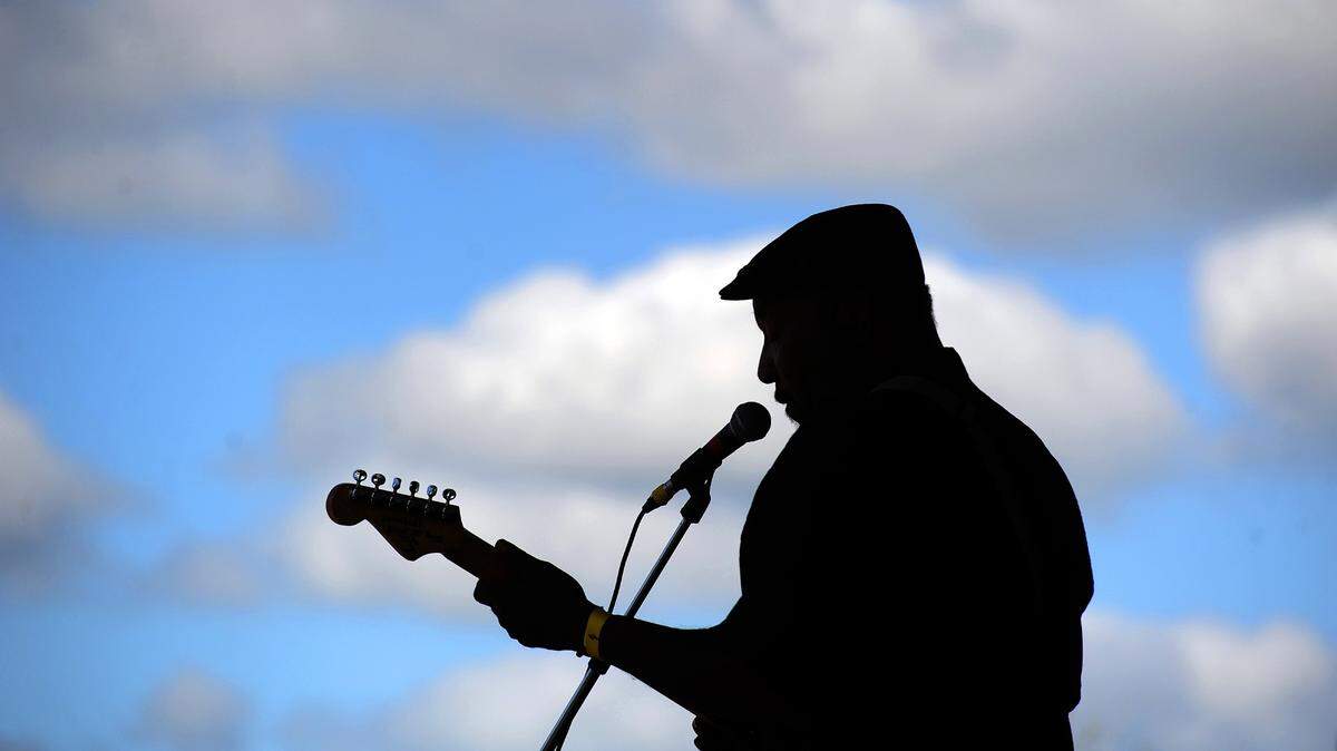 James “Super Chikan” Johnson performs at the 2015 Blues Festival produced by Realize Bradenton and held at downtown Bradenton’s Riverwalk.