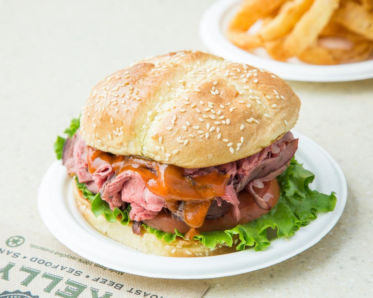 Kelly’s Roast Beef, a Boston-area staple for more than 70 years, opened Dec. 9, 2022, in southern Manatee County at the Square at UTC, 5207 University Parkway. Shown above is the Kelly’s roast beef sandwich.