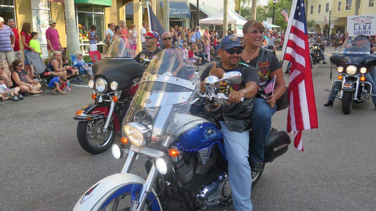 Tribute to Heroes parade on Main Street in Lakewood Ranch has become an annual tradition. 
 HERALD FILE PHOTO RICHARD DYMOND