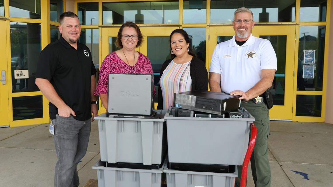These computers were for illegal gambling, Manatee deputies say. Now they help families