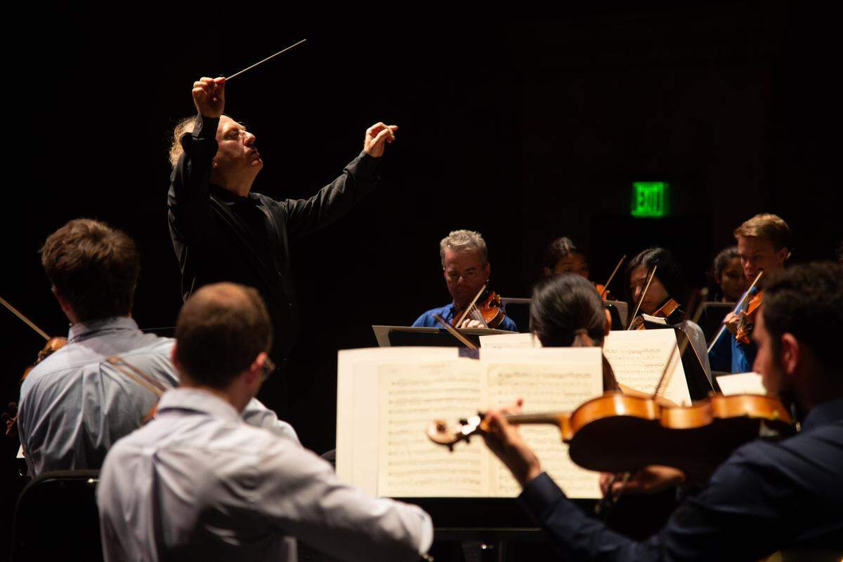 The Sarasota Orchestra invites top college-age players from around the world to learn and perform side by side during the annual Sarasota Music Festival.