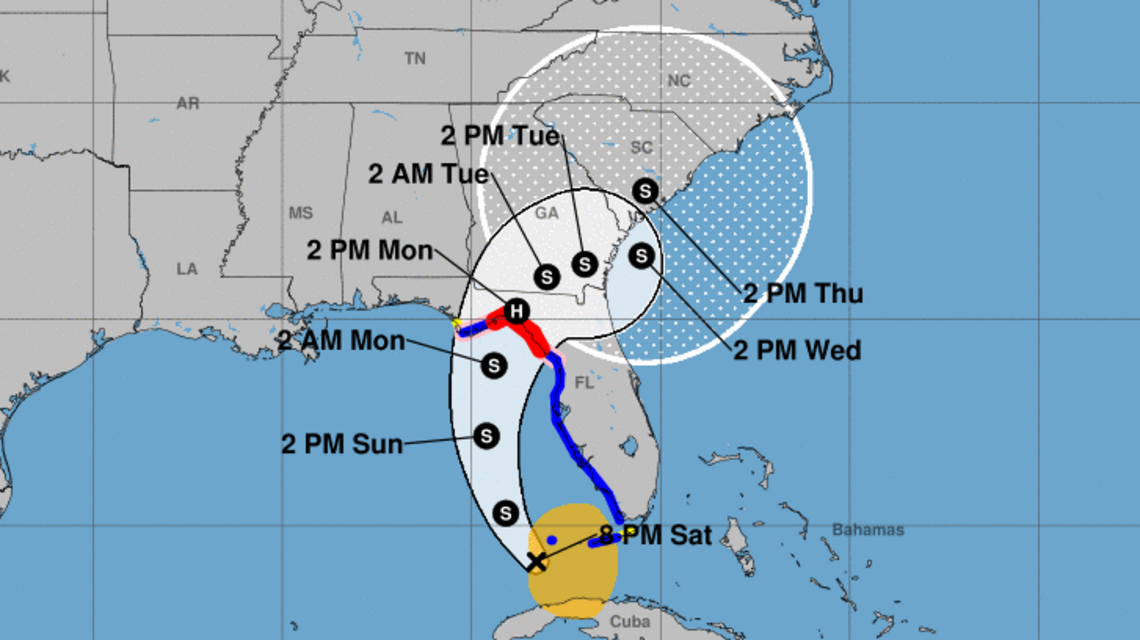 Tropical Storm Debby forms in the Gulf. Heavy rain expected in Bradenton, forecast says