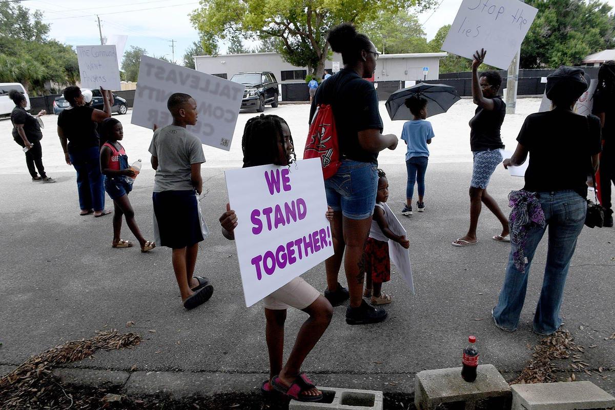 Community members have expressed frustration over the changes made at the Tallevast Community Center.