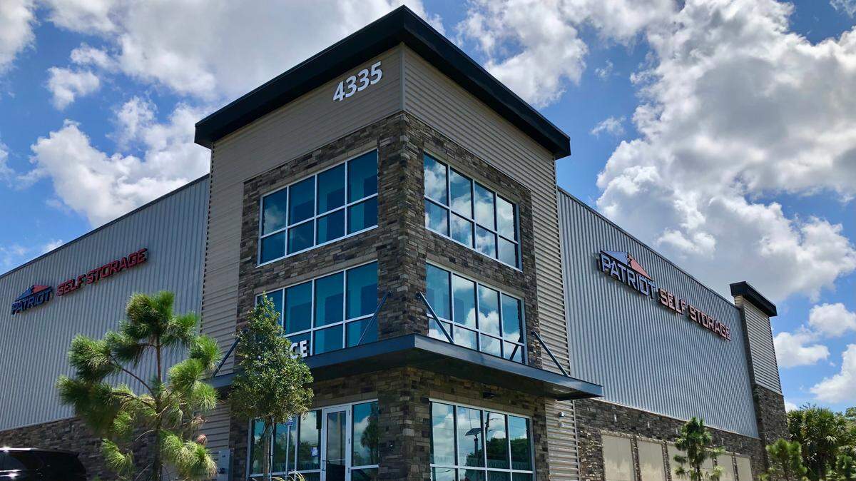 6/8/2021--The frenzied home sales market is helping drive the growth of self-storage facilities in Manatee County. Patriot Self Storage is nearing completion at Cortez Road West and 101st Street West.