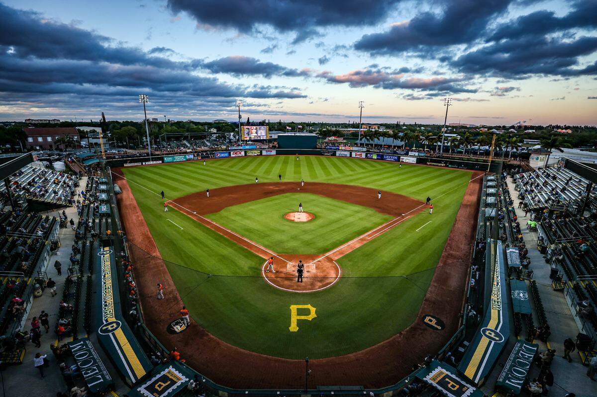 The Pittsburgh Pirates return to LECOM Park in Bradenton for spring training, Feb. 25-March 28.